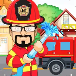 假装玩消防局游戏